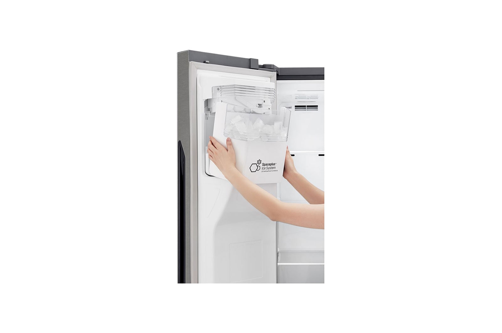 LG Réfrigérateur Américain | 591L | Compresseur linéaire | Total No Frost | Eau'tonome | Moist Balance Crisper | Door in Door® | F, GSJ361DIDV