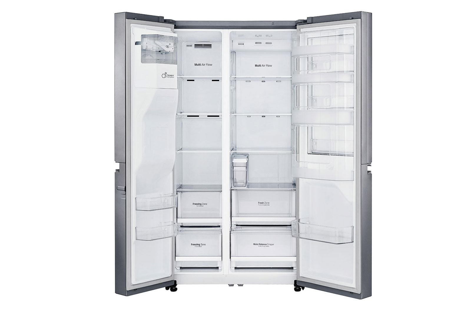 LG Réfrigérateur Américain | 601L | Door-in-Door® | Compresseur linéaire | Total No Frost | Moist Balance Crisper™ | F, GSJ461DIDZ