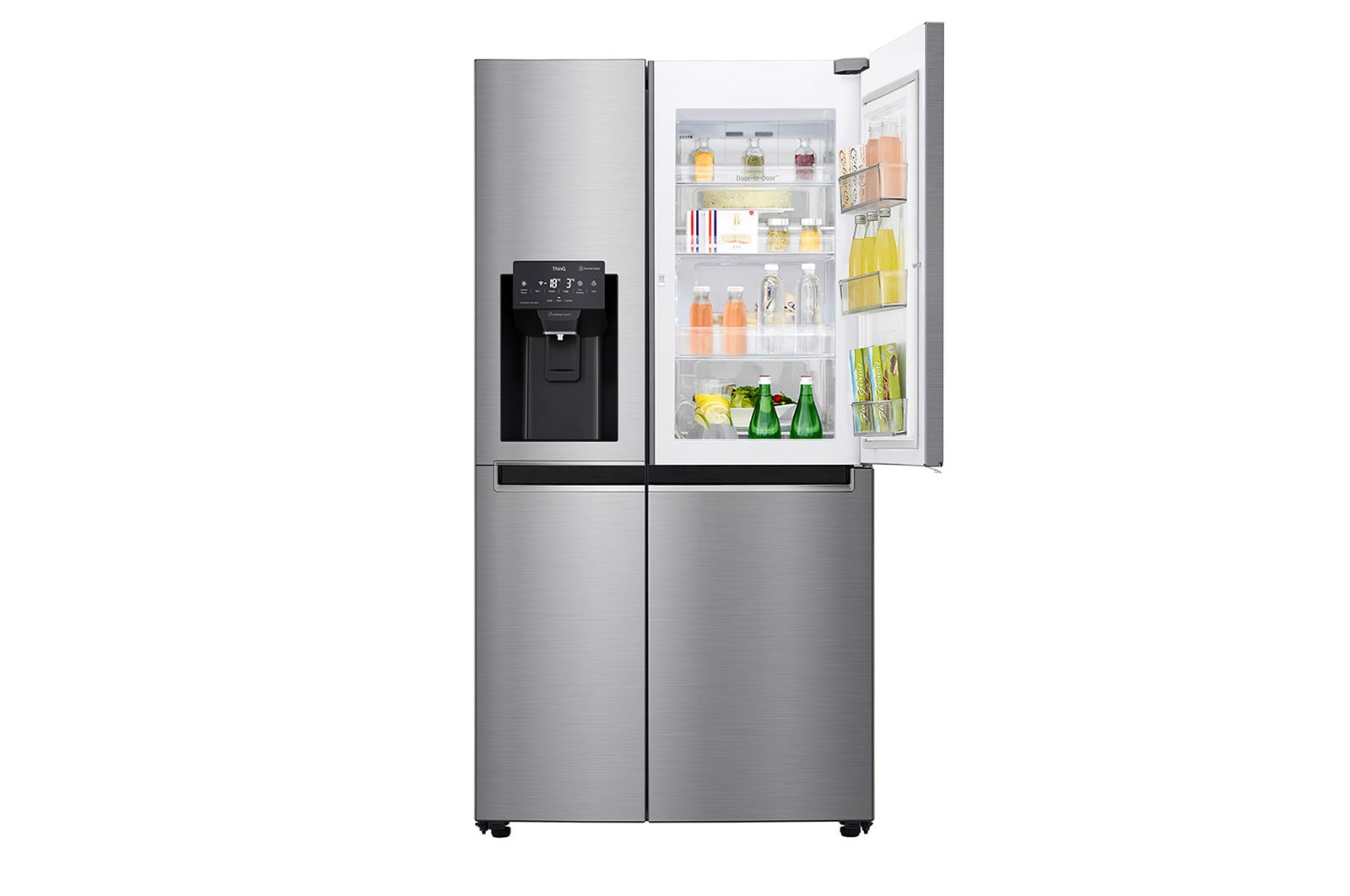 LG Réfrigérateur Américain | 601L | Door-in-Door® | Compresseur linéaire | Total No Frost | Moist Balance Crisper™ | F, GSJ461DIDZ