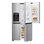 LG Réfrigérateur Américain | 601L | Door-in-Door® | Compresseur linéaire | Total No Frost | Moist Balance Crisper™ | F, GSJ461DIDZ