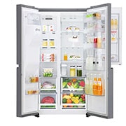 LG Réfrigérateur Américain | 601L | Door-in-Door® | Compresseur linéaire | Total No Frost | Moist Balance Crisper™ | F, GSJ461DIDZ