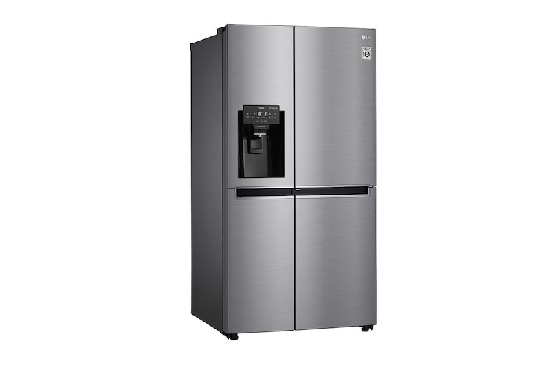 LG Side-by-Side avec Door-in-Door® | Distributeurs de glace, glace pilée et eau | Capacité de 625 litres | Classe d'efficacité énergétique E | réservoir d'eau | Acier | GSJ761PZEE, GSJ761PZEE