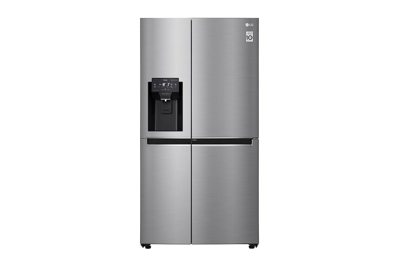 LG Side-by-Side avec Door-in-Door® | Distributeurs de glace, glace pilée et eau | Capacité de 625 litres | Classe d'efficacité énergétique E | réservoir d'eau | Acier | GSJ761PZEE, GSJ761PZEE