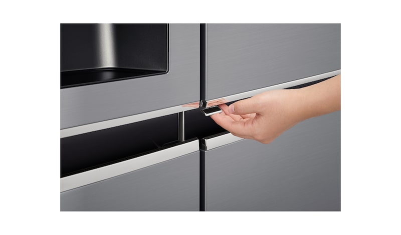 LG Réfrigérateur Américain avec Door-in-Door™ |  Capacité de 601L | Total No Frost, GSJ761PZUZ