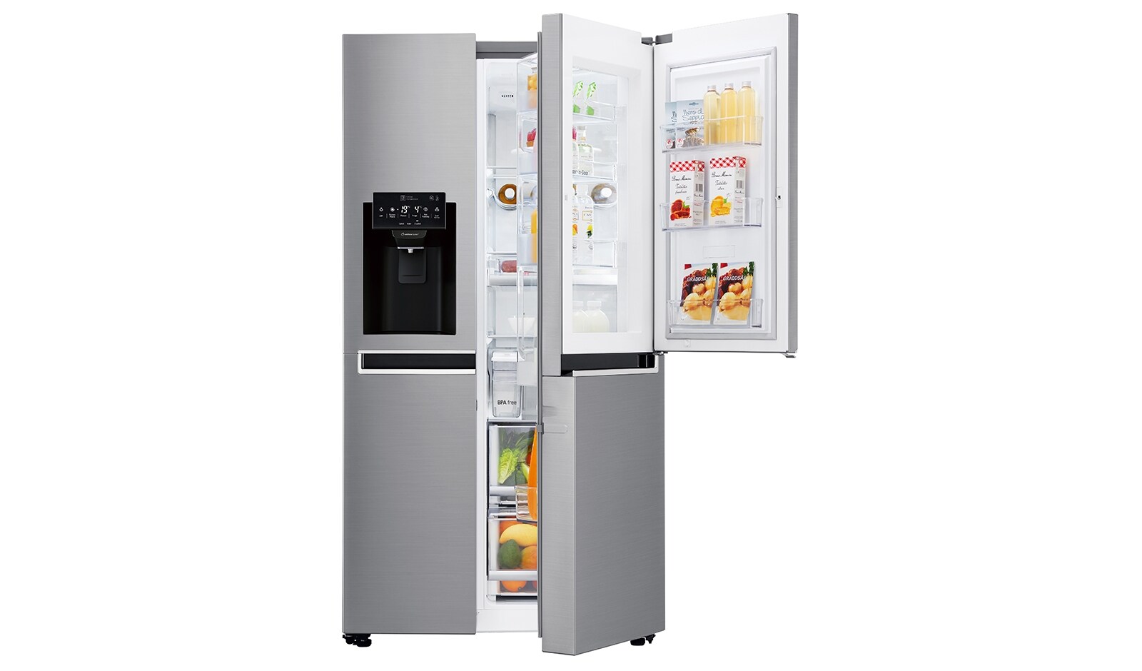 Vue avant de Réfrigérateur Américain avec Door-in-Door™ |  Capacité de 601L | Total No Frost GSJ761PZUZ
