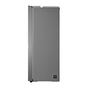LG Side-by-Side avec Door-in-Door ® | Distributeur de glace, de glace pilée et d'eau | Capacité de 635 litres | Classe d'efficacité énergétique E | Réservoir d'eau interne | Platinum Silver | GSJV51PZTE, GSJV51PZTE