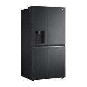 LG Side-by-Side avec Door-in-Door® | Distributeur de glace, glace pilée et eau | Capacité 635 litres | Réservoir d'eau interne 4L | Matte Black | GSJV71MCTE, GSJV71MCTE
