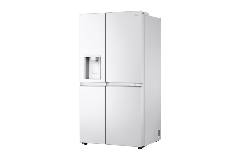 LG Side-by-Side avec Door-in-Door® | Distributeur de glace, glace pilée et eau | Capacité 635 litres | Classe d'efficacité énergétique E | Réservoir d'eau interne 4L | Super White | GSJV71SWTE, GSJV71SWTE