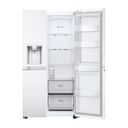 LG Side-by-Side avec Door-in-Door® | Distributeur de glace, glace pilée et eau | Capacité 635 litres | Classe d'efficacité énergétique E | Réservoir d'eau interne 4L | Super White | GSJV71SWTE, GSJV71SWTE