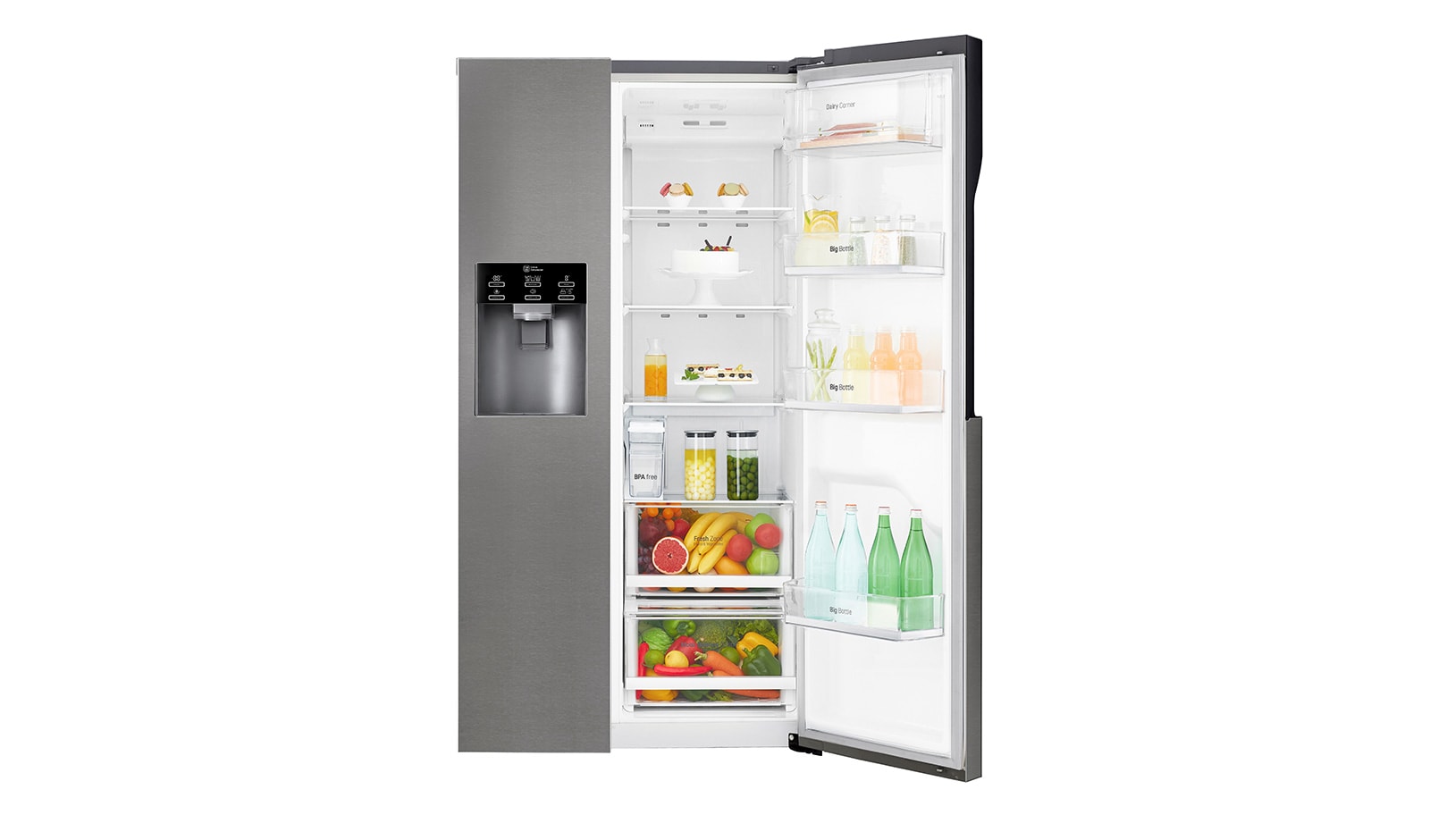 LG Réfrigérateur Américain avec Total No Frost, GSL361ICEZ