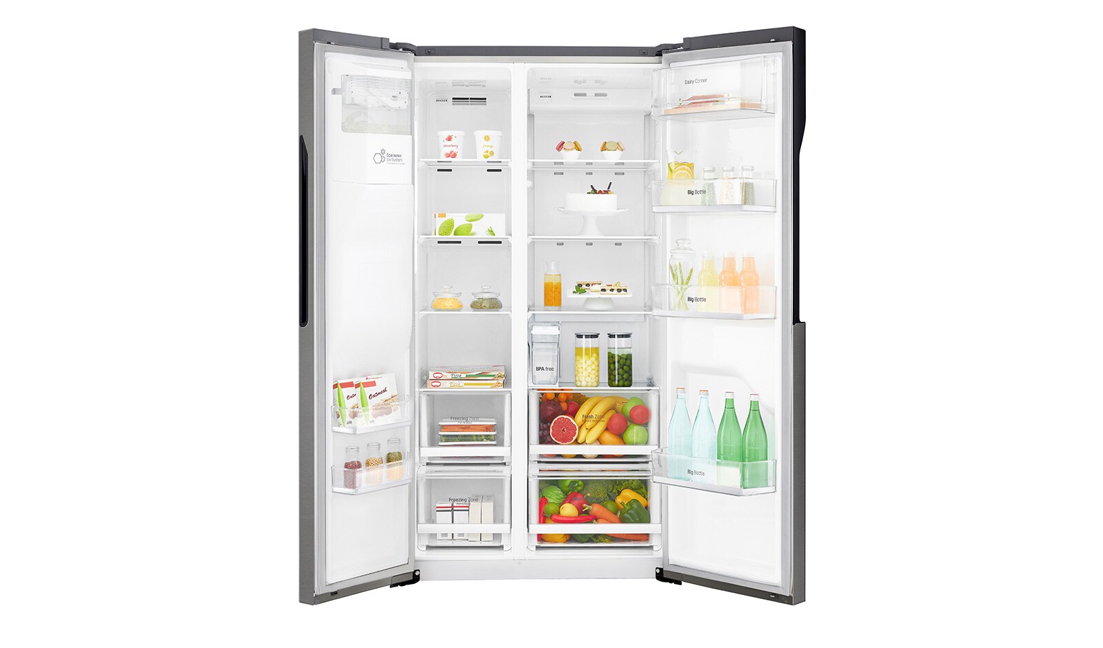 LG Réfrigérateur Américain avec Total No Frost, GSL361ICEZ