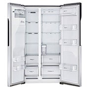LG Side-by-Side | Capacité 591L | Distributeur de glace, de glace pilée et d'eau | Total No Frost, GSL561PZUZ