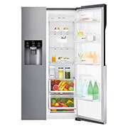 LG Side-by-Side | Capacité 591L | Distributeur de glace, de glace pilée et d'eau | Total No Frost, GSL561PZUZ
