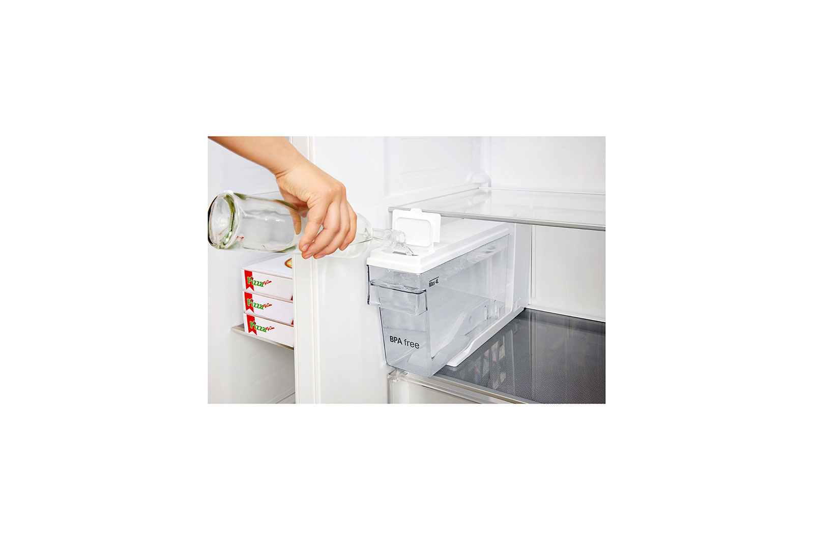 LG Side-by-Side | Capacité 591L | Distributeur de glace, de glace pilée et d'eau | Total No Frost, GSL561PZUZ