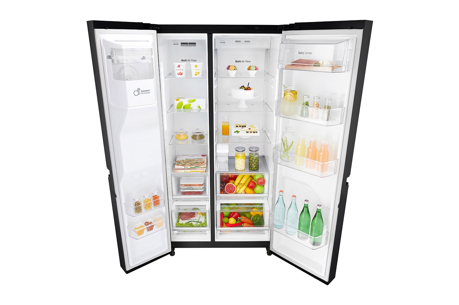 LG Réfrigérateurs Multi-portes | Capacité de 625 litres | ThinQ® | LINEARCooling™ | Compresseur Linéaire Inverter | GSL761MCZE, GSL761MCZE