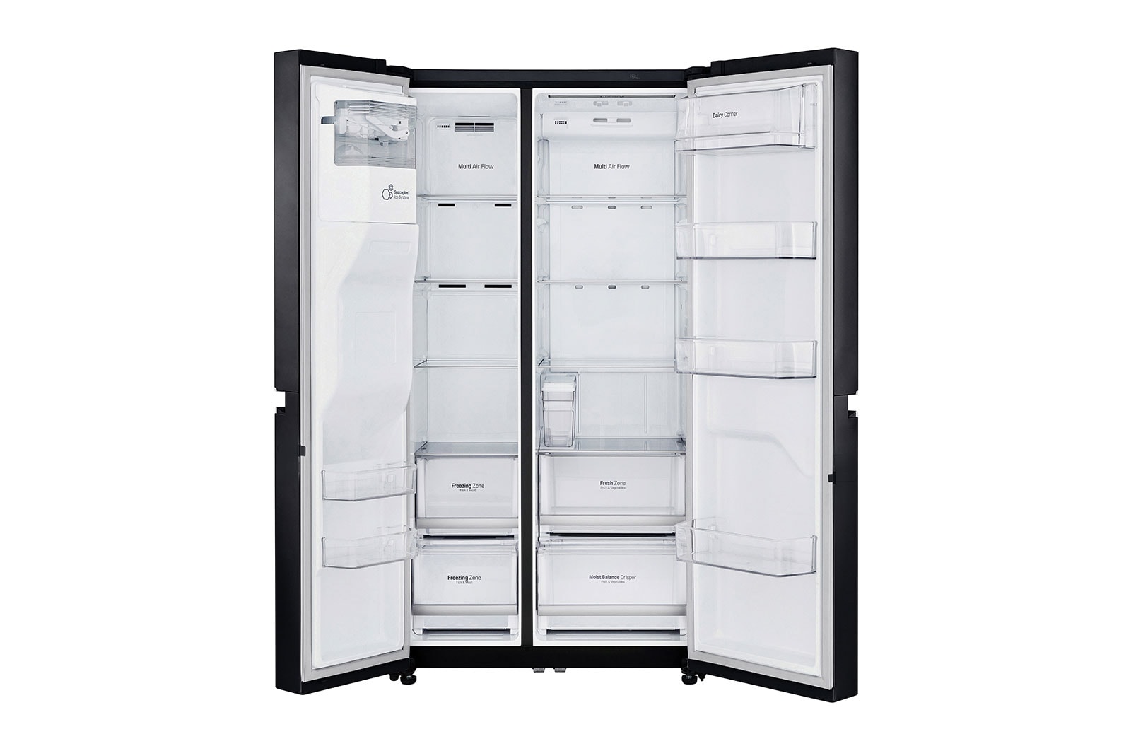 LG Réfrigérateurs Multi-portes | Capacité de 625 litres | ThinQ® | LINEARCooling™ | Compresseur Linéaire Inverter | GSL761MCZE, GSL761MCZE