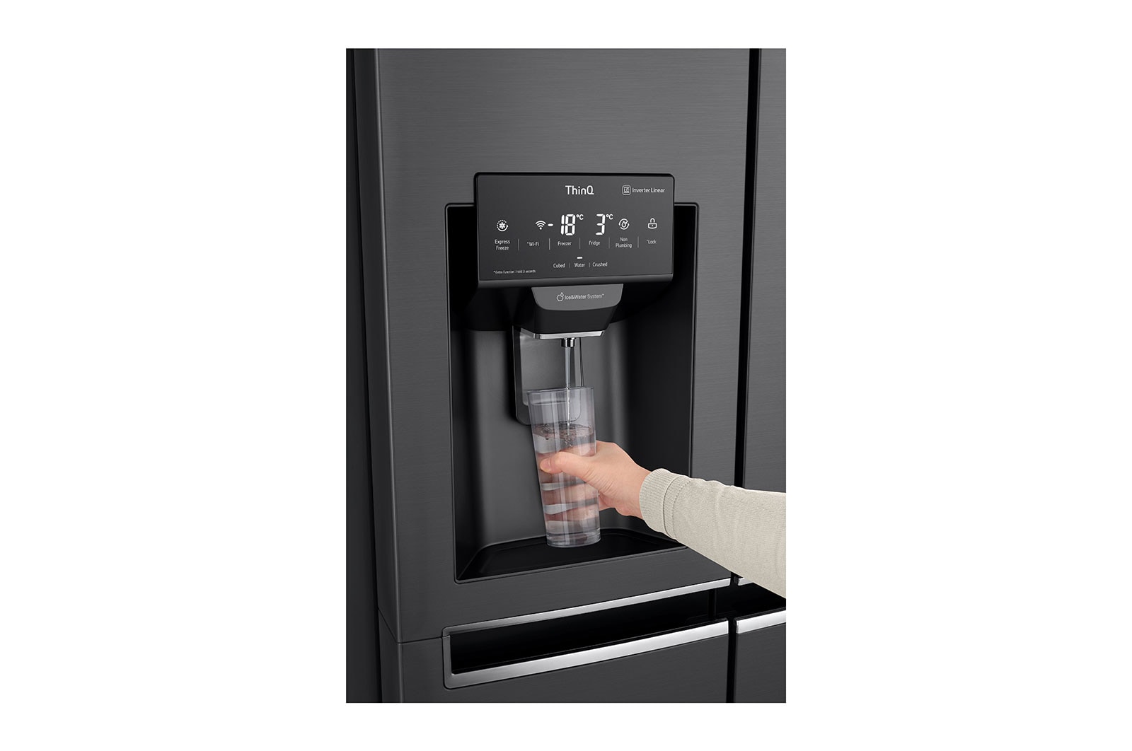 LG Réfrigérateurs Multi-portes | Capacité de 625 litres | ThinQ® | LINEARCooling™ | Compresseur Linéaire Inverter | GSL761MCZE, GSL761MCZE