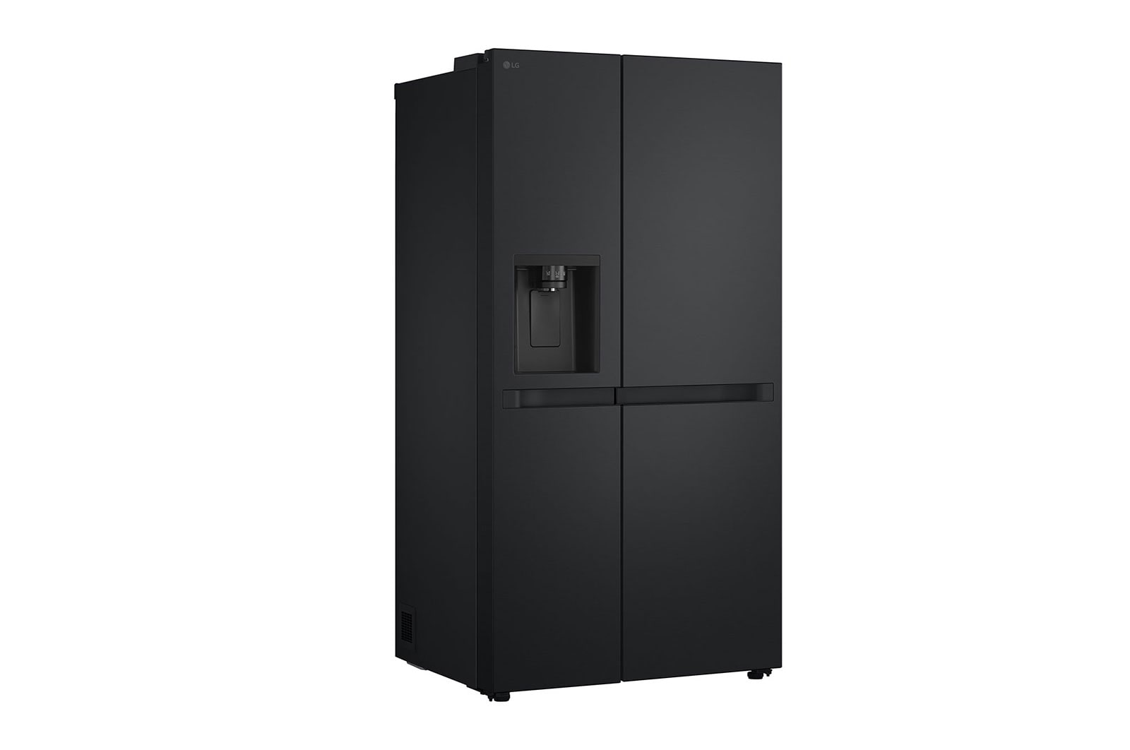 LG Side-by-Side avec distributeur de glace, glace pilée et eau | Capacité 641 litres | Classe d'efficacité énergétique E | Réservoir d'eau interne 4L | Essence Matte Black | GSLC41EPPE, GSLC41EPPE