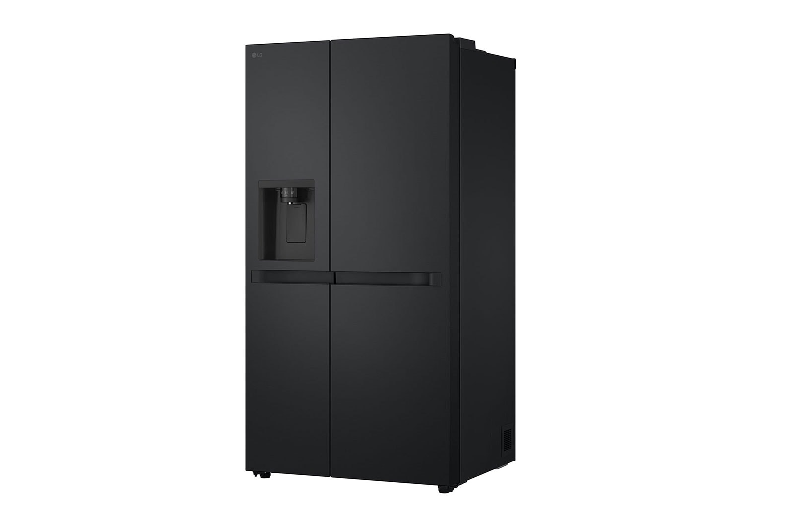 LG Side-by-Side avec distributeur de glace, glace pilée et eau | Capacité 641 litres | Classe d'efficacité énergétique E | Réservoir d'eau interne 4L | Essence Matte Black | GSLC41EPPE, GSLC41EPPE