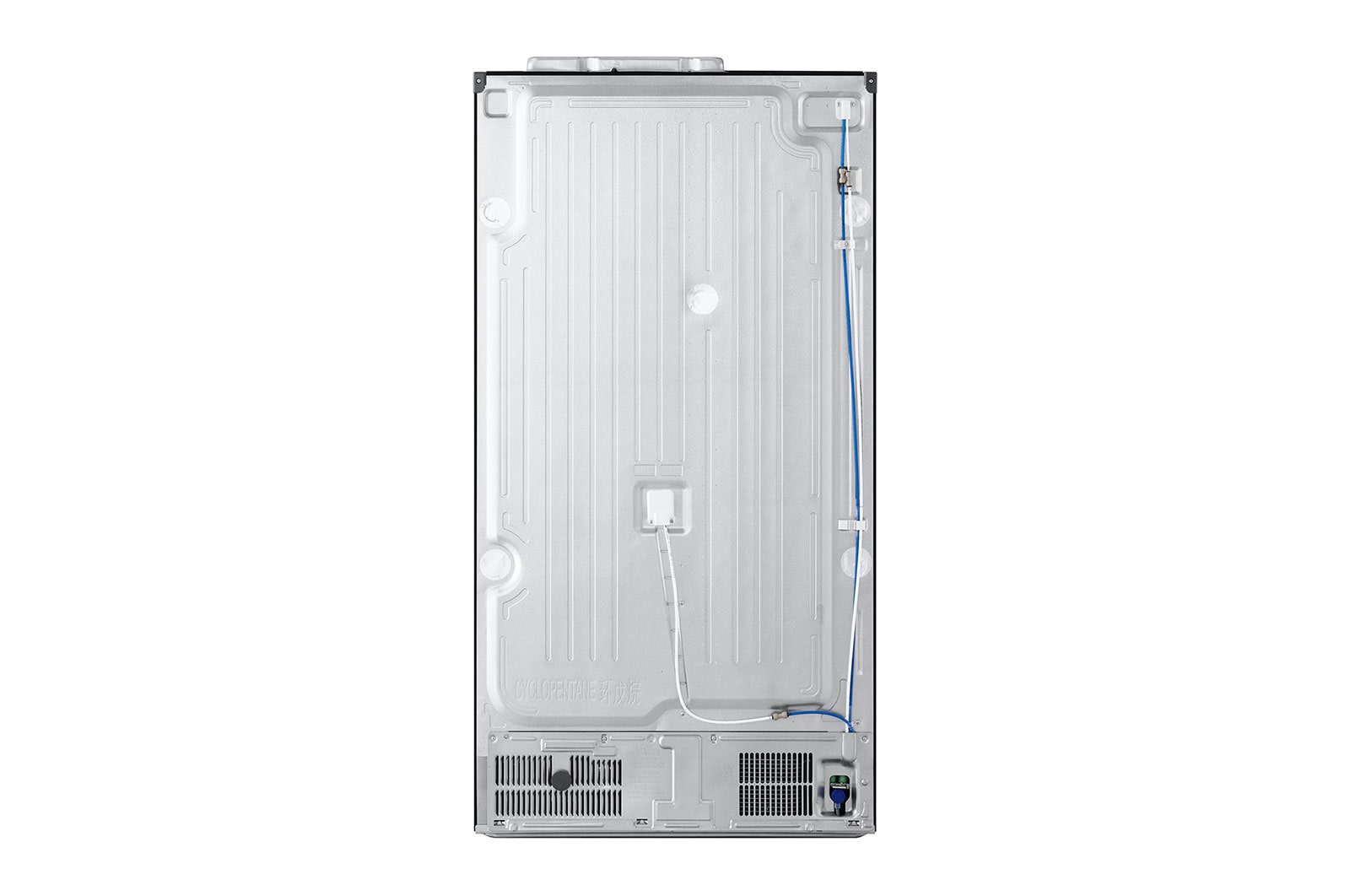 LG Side-by-Side avec distributeur de glace, glace pilée et eau | Capacité 641 litres | Classe d'efficacité énergétique E | Réservoir d'eau interne 4L | Essence Matte Black | GSLC41EPPE, GSLC41EPPE