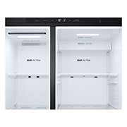LG Side-by-Side avec distributeur de glace, glace pilée et eau | Capacité 641 litres | Classe d'efficacité énergétique E | Réservoir d'eau interne 4L | Essence Matte Black | GSLC41EPPE, GSLC41EPPE