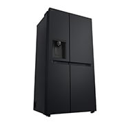 LG Side-by-Side avec distributeur de glace, glace pilée et eau | Capacité 641 litres | Classe d'efficacité énergétique E | Réservoir d'eau interne 4L | Essence Matte Black | GSLC41EPPE, GSLC41EPPE