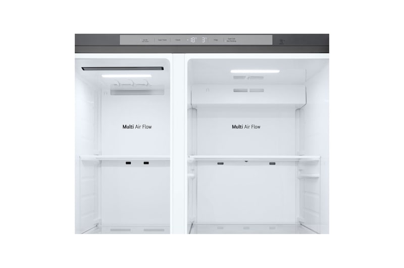LG Réfrigérateur side-by-side (E, 641L, 189,1 cm de haut) avec distributeur de glaçons, de glace pilée et d'eau & réservoir d'eau interne | GSLC41PYPE, GSLC41PYPE
