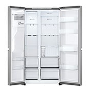 LG Réfrigérateur side-by-side (E, 641L, 189,1 cm de haut) avec distributeur de glaçons, de glace pilée et d'eau & réservoir d'eau interne | GSLC41PYPE, GSLC41PYPE