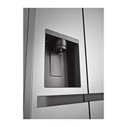 LG Réfrigérateur side-by-side (E, 641L, 189,1 cm de haut) avec distributeur de glaçons, de glace pilée et d'eau & réservoir d'eau interne | GSLC41PYPE, GSLC41PYPE