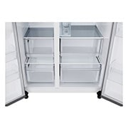 LG Réfrigérateur side-by-side (E, 641L, 189,1 cm de haut) avec distributeur de glaçons, de glace pilée et d'eau & réservoir d'eau interne | GSLC41PYPE, GSLC41PYPE