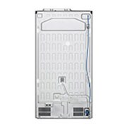 LG Side-by-Side avec distributeur de glaçons, de glace pilée et d'eau | Capacité de 635 litres | Réservoir d'eau interne 4L | Platine Argent | GSLV71PZTE, GSLV71PZTE