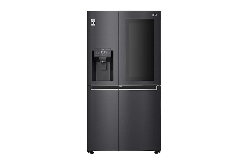 LG Réfrigérateur Américain Side by Side avec InstaView Door-in-Door™ | Capacité de 625 litres | Distributeur de glace, de glace pilée et d'eau | DoorCooling+™ | ThinQ®, GSX961MCCE
