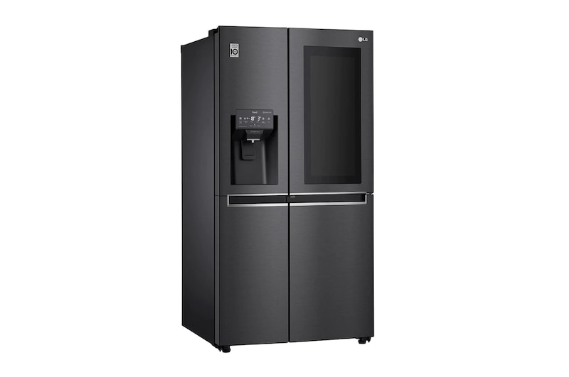 LG Réfrigérateur Américain Side by Side avec InstaView Door-in-Door™ | Capacité de 625 litres | Distributeur de glace, de glace pilée et d'eau | DoorCooling+™ | ThinQ®, GSX961MCCE