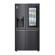 Vue avant de Réfrigérateur Américain Side by Side avec InstaView Door-in-Door™ | Capacité de 625 litres | Distributeur de glace, de glace pilée et d&#39;eau | DoorCooling&#43;™ | ThinQ® GSX961MCCE