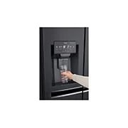 LG Réfrigérateur Américain Side by Side avec InstaView Door-in-Door™ | Capacité de 625 litres | Distributeur de glace, de glace pilée et d'eau | DoorCooling+™ | ThinQ®, GSX961MCCE