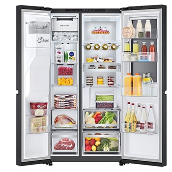 Front View Door open with food