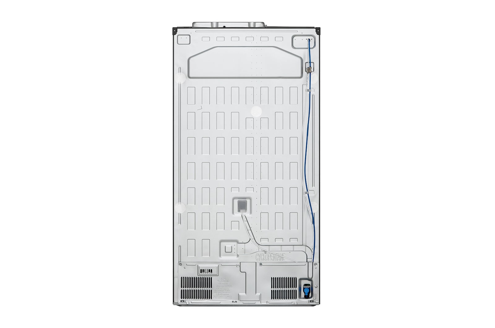 LG Side-by-Side avec InstaView Door-in-Door® | Distributeur de glace, de glace pilée et d'eau | Capacité de 635 litres | Classe d'efficacité énergétique E | Raccordement fixe à l'eau | Matte Black Steel | GSXV90MCAE, GSXV90MCAE