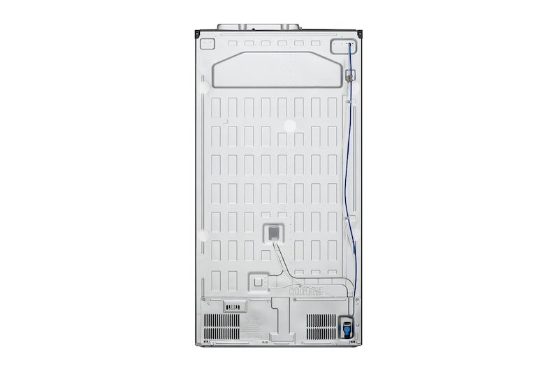 LG Side-by-Side avec InstaView Door-in-Door ™ | Distributeur de glace, glace pilée et eau | Capacité 635 litres | Réservoir d'eau interne 4L | Platinum Silver, GSXV91PZAE