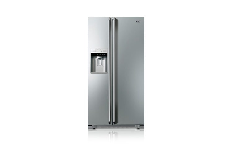 Vue avant de Réfrigérateur Américain de type No Plumbing GW-L227HLYV