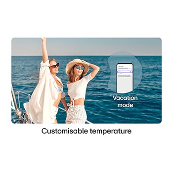 LG GBG7190CEV personnaliser la température