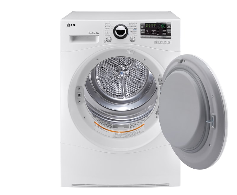 LG Sèche-linge de 8 (7) kg équipé de la technologie pompe à chaleur, RC8055AH1Z
