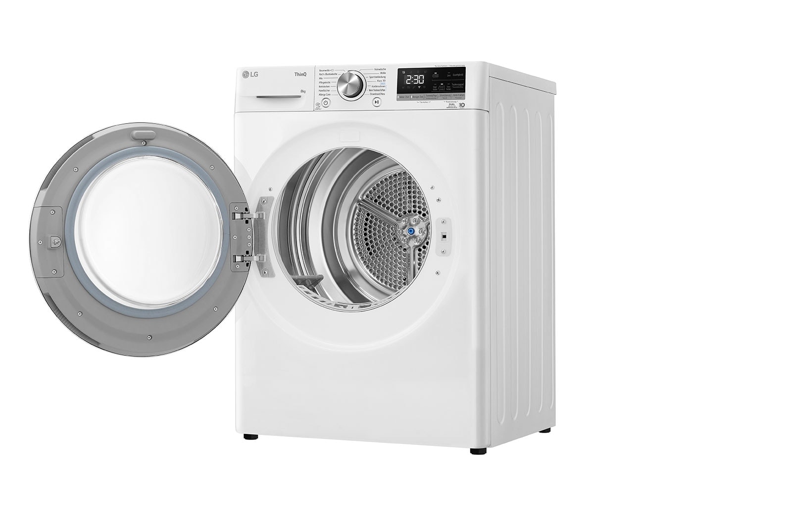 LG Sèche-linge (8 kg, EEK A+++) avec technologie de pompe à chaleur Dual Inverter & condenseur autonettoyant | RT80V9, RT80V9