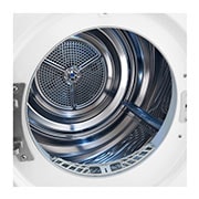 LG Sèche-linge avec technologie de pompe à chaleur Dual Inverter & porte vitrée de sécurité | Condenseur autonettoyant automatique | Capacité de 8 kg | Fonction Wi-Fi | Classe d'efficacité énergétique A+++ | RT80V9W, RT80V9W