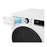 LG Sèche-linge avec technologie de pompe à chaleur Dual Inverter & porte vitrée de sécurité | Condenseur autonettoyant automatique | Capacité de 8 kg | Fonction Wi-Fi | Classe d'efficacité énergétique A+++ | RT80V9W, RT80V9W