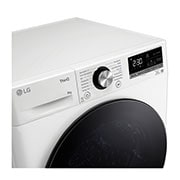 LG Sèche-linge avec technologie de pompe à chaleur Dual Inverter & porte vitrée de sécurité | Condenseur autonettoyant automatique | Capacité de 8 kg | Fonction Wi-Fi | Classe d'efficacité énergétique A+++ | RT80V9W, RT80V9W
