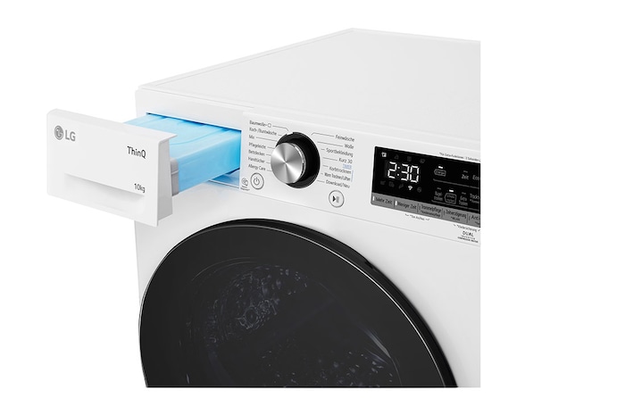 LG Sèche-linge avec technologie de pompe à chaleur Dual Inverter & porte vitrée de sécurité | Condenseur autonettoyant automatique | Capacité de 10 kg | Fonction Wi-Fi | EEK A+++ | V9AYXT, V9AYXT