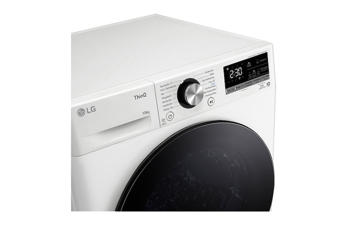 LG Sèche-linge avec technologie de pompe à chaleur Dual Inverter & porte vitrée de sécurité | Condenseur autonettoyant automatique | Capacité de 10 kg | Fonction Wi-Fi | EEK A+++ | V9AYXT, V9AYXT