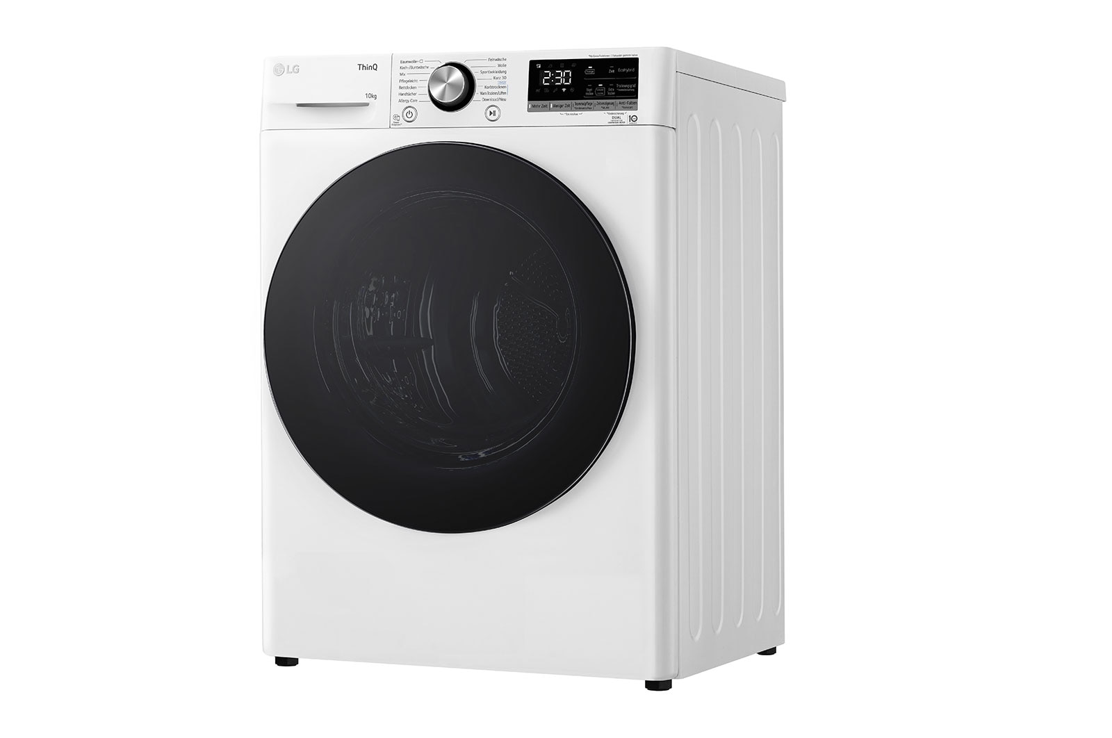LG Sèche-linge avec technologie de pompe à chaleur Dual Inverter & porte vitrée de sécurité | Condenseur autonettoyant automatique | Capacité de 10 kg | Fonction Wi-Fi | EEK A+++ | V9AYXT, V9AYXT