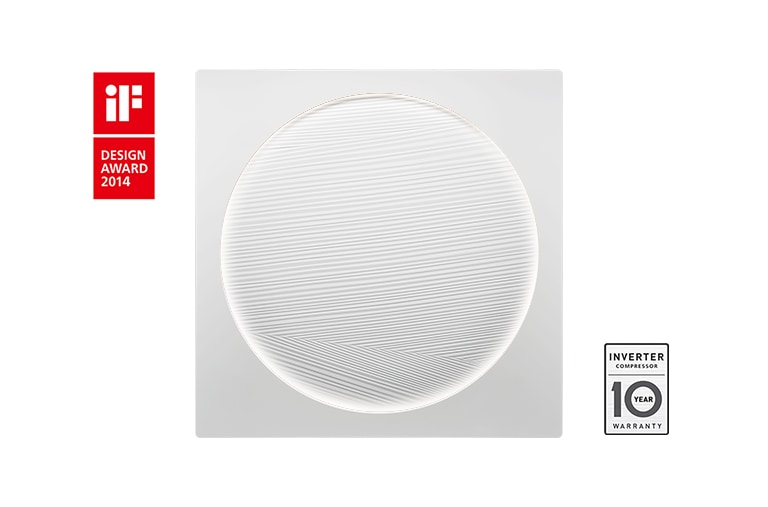 Vue avant de ARTCOOL STYLIST INVERTER V, SINGLESPLIT 2,5KW, ENERGIEEFFIZIENZ A&#43;/A MIT LED BELEUCHTUNG G09WL