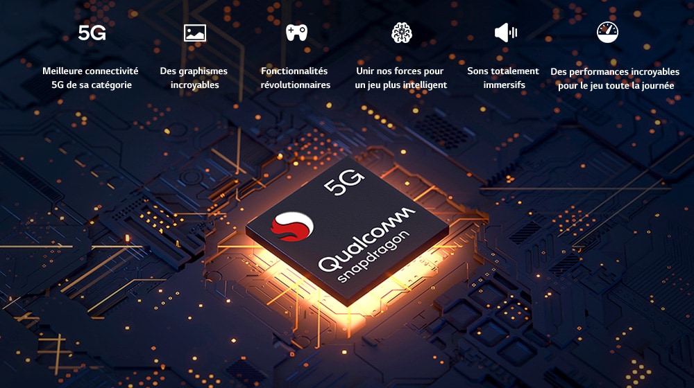 Puce Snapdragon sur carte PCB